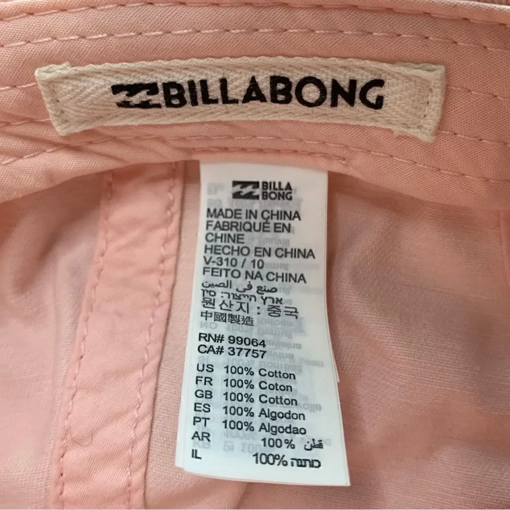 Billabong Surf Local Baseball Pale Rose Hat